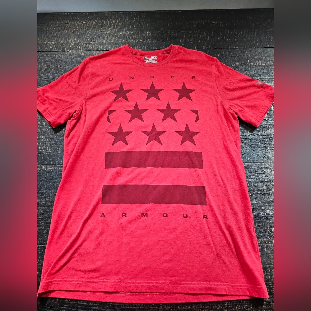 Under Armour loose fit red tshirt